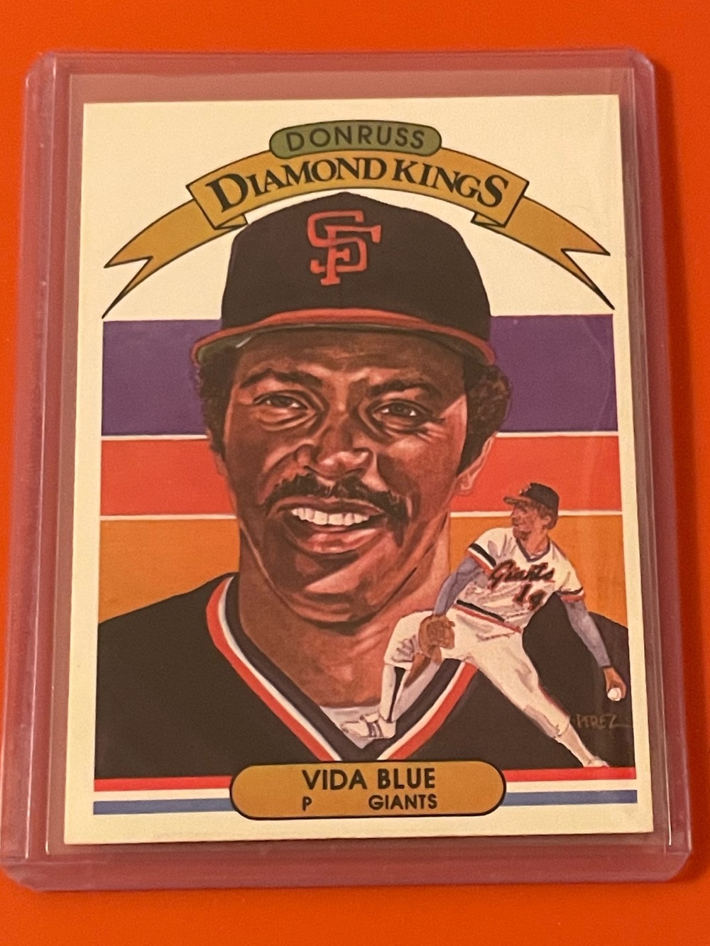 Vida Blue #4 1982 Donruss [Diamond Kings] Baseball Trading Card